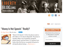 Tablet Screenshot of libertyblog.org